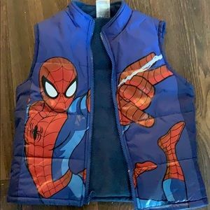 Spider-Man lightweight puffer vest size 5